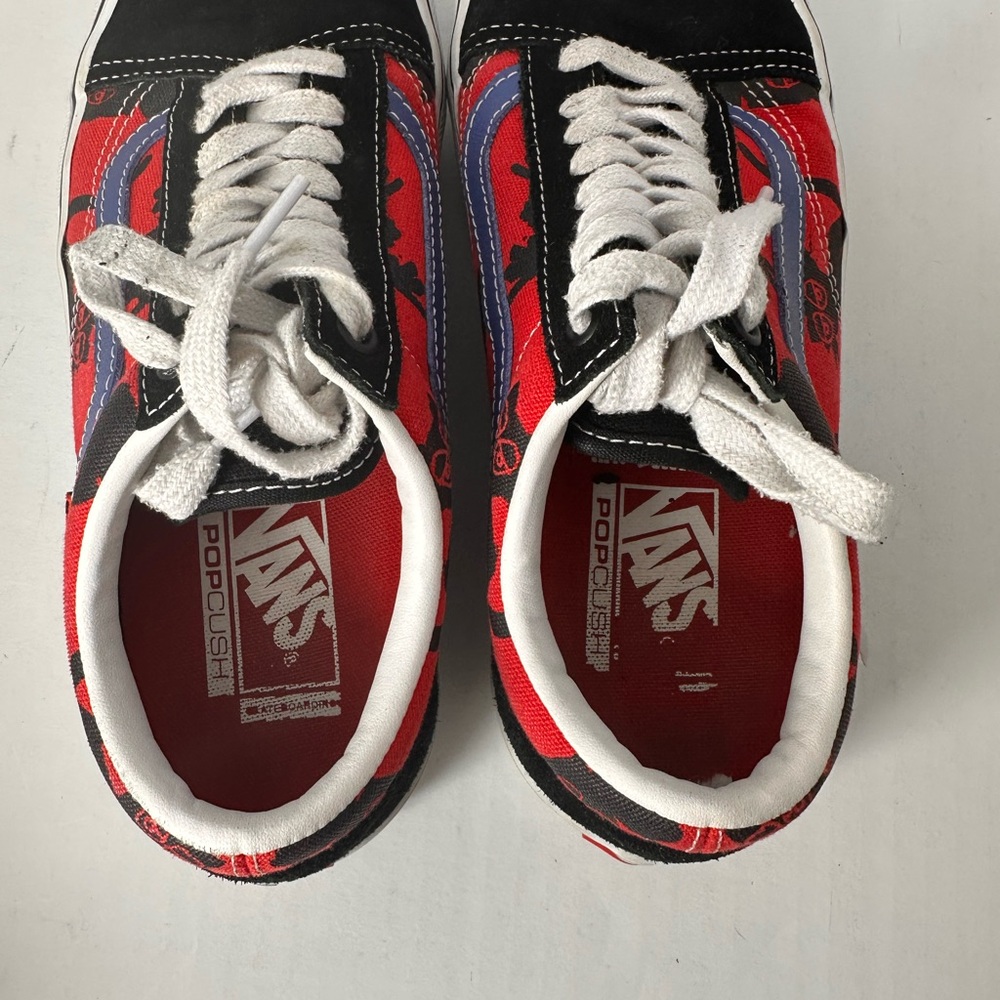 Vans Men's Krooked x Skate Old Skool 'Natas For Ray Barbee - Picture 3 of 5